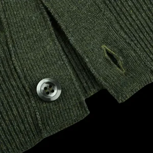 William Lockie Cardigans | Rosemary Green Lambswool Button Cardigan