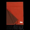 Universal Works Scarves | Rust Brown Double Sided Acrylic Scarf