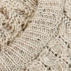 Peregrine Knitwear | Skiddaw Beige Merino Wool Hudson Jumper
