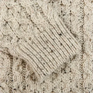 Peregrine Knitwear | Skiddaw Beige Merino Wool Hudson Jumper
