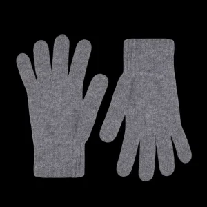 William Lockie Gloves | Smog Grey Pure Cashmere Gloves