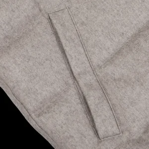 Herno Gilets | Taupe Beige Cashmere Silk Padded Gilet