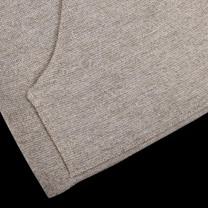 Maurizio Baldassari Gilets | Taupe Beige Knitted Virgin Wool Gilet