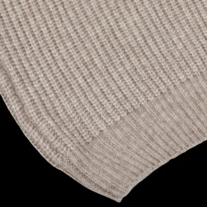 Gran Sasso Knitwear | Taupe Beige Wool Blend Chunky Rollneck