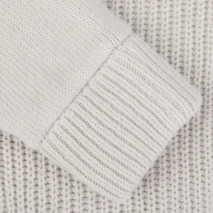 Herno Knitwear | Taupe Beige Wool Reversible Hood Jacket