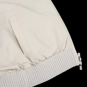 Herno Knitwear | Taupe Beige Wool Reversible Hood Jacket