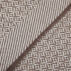 Gierre Milano Scarves | Taupe Brown Double-Sided Wool Scarf