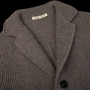 Maurizio Baldassari Outerwear | Taupe Brown Zegna Baruffa Wool Brenta Jacket