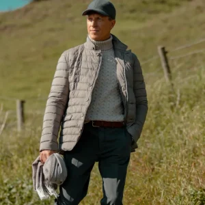 Herno Outerwear | Taupe Grey Legend Technical Down Jacket