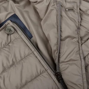 Herno Coats & Jackets | Taupe Grey Legend Technical Down Jacket