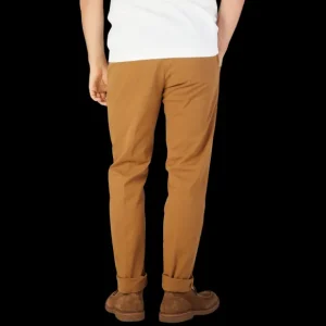 Tela Genova Trousers | Tobacco Brown Cotton Stretch Chinos