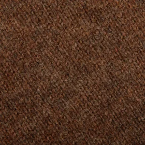 Alan Paine Knitwear | Tobacco Brown Lambswool Crew Neck