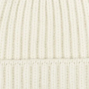 William Lockie Beanies | Undyed Cashmere Ribbed Beanie