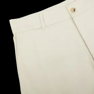 De Bonne Facture Trousers | Undyed Cotton Drill Balloon Trousers