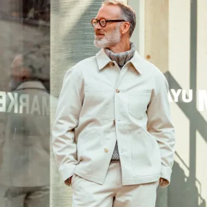 De Bonne Facture Outerwear | Undyed Heavy Cotton Maquignon Jacket