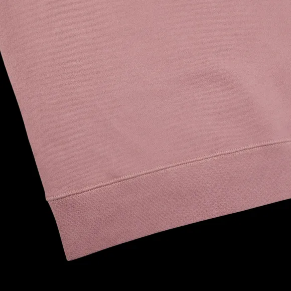 Sunspel Knitwear | Vintage Pink Cotton Loopback Sweatshirt