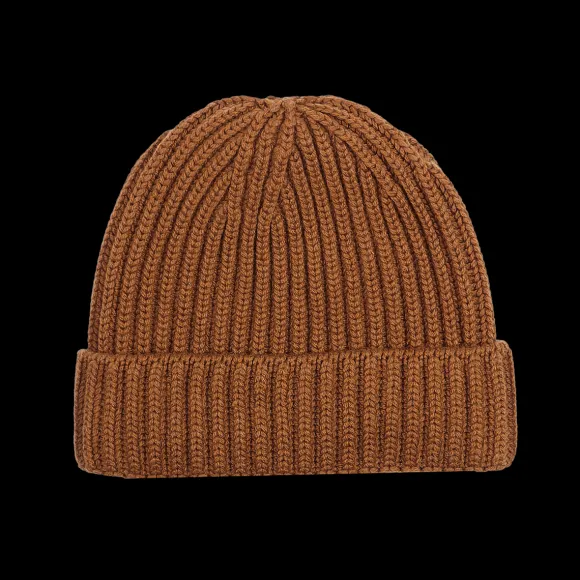 William Lockie Beanies | Vintage Vicuna Cashmere Ribbed Beanie