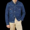 Tela Genova Coats & Jackets | Washed Blue Cotton Selvedge Denim Jacket