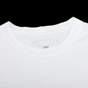 Fedeli T-Shirts | Washed White Organic Cotton Jersey T-Shirt