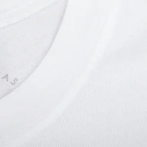 Fedeli T-Shirts | Washed White Organic Cotton Jersey T-Shirt