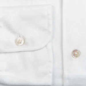 Canali Shirts | White Cotton Jersey Casual Shirt