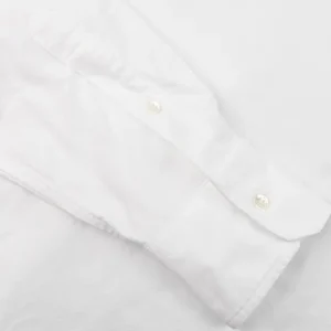 Glanshirt Shirts | White Cotton Oxford Bd Regular Shirt