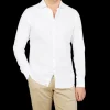 Tintoria Mattei Shirts | White Cotton Oxford Casual Shirt