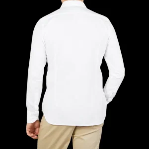 Tintoria Mattei Shirts | White Cotton Oxford Casual Shirt