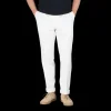 De Petrillo Trousers | White Cotton Twill Modello B Trousers