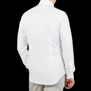 Xacus Shirts | White Fine Cotton Oxford Bd Shirt