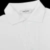 Gran Sasso Shirts | White Fresh Cotton Mesh Polo Shirt