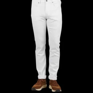 Paige Jeans | White Icecap Cotton Stretch Lennox Jeans