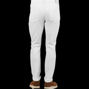 Paige Jeans | White Icecap Cotton Stretch Lennox Jeans