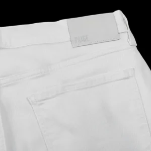 Paige Jeans | White Icecap Cotton Stretch Lennox Jeans