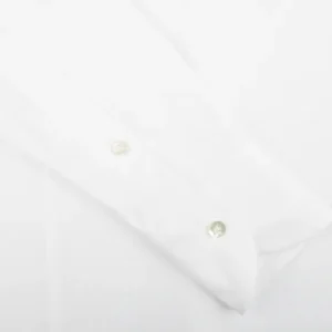 Ring Jacket Shirts | White Long Sleeve Pique Shirt