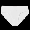 Derek Rose Underwear | White Pima Cotton Stretch Mid Briefs