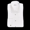 Stenströms Shirts | White Slimline Buttoned Tuxedo Shirt