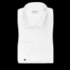 Stenströms Shirts | White Slimline Double Cuff Shirt