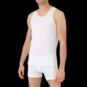 Sunspel Underwear | White Superfine Cotton Tank Top